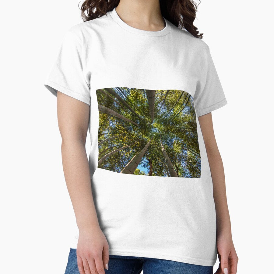 Bamboo Forest Canopy Classic T Shirt