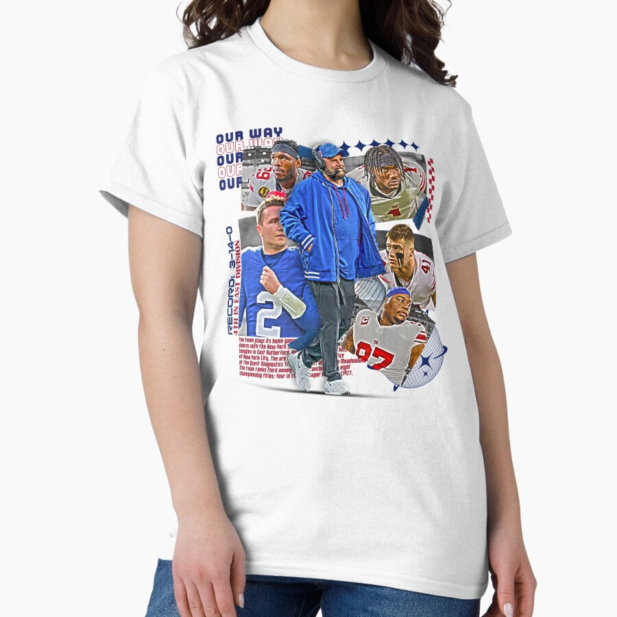 New York Football Team Squad Design Classic T-Shirt