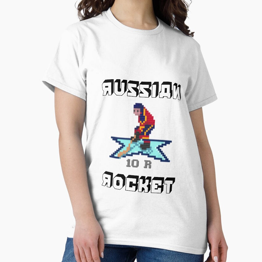 8bit hockey Russian Rocket Classic T-Shirt