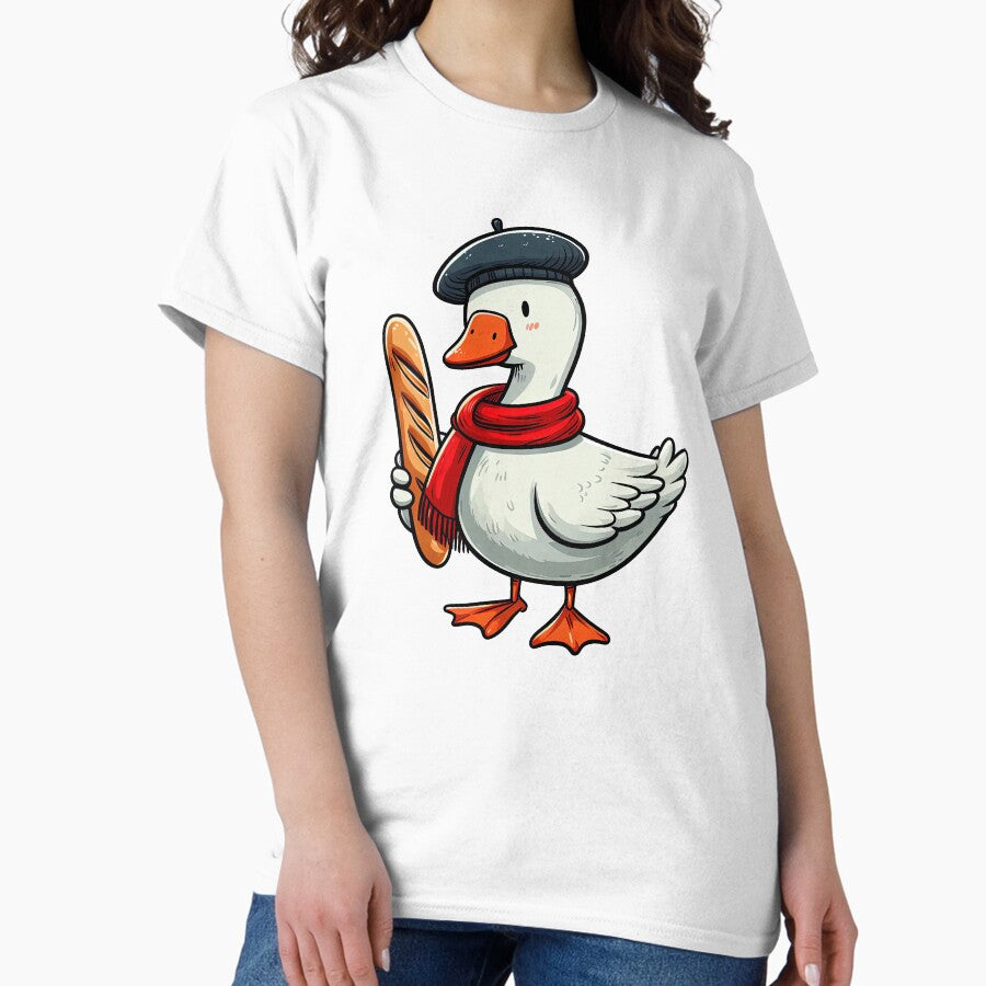 Silly France Goose Classic T Shirt