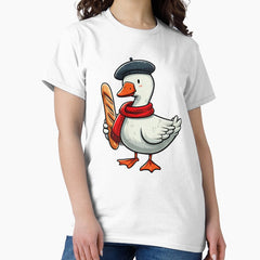 Silly France Goose Classic T Shirt