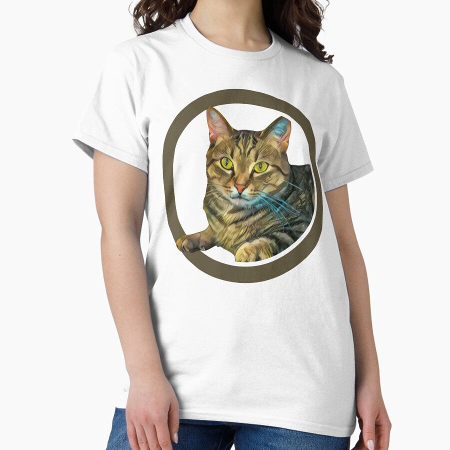 Cat face 2 Classic T-Shirt