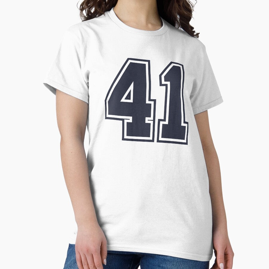 41 Sports Number Fourty-One Classic T-Shirt