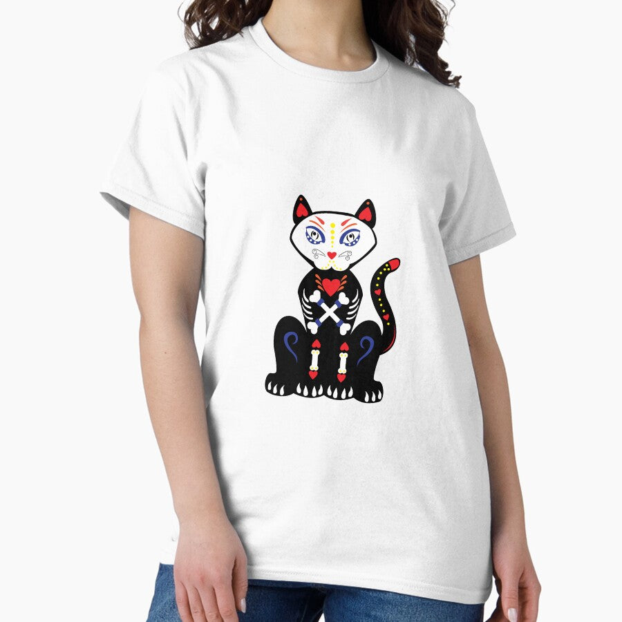 Artistic Cat Design Classic T-Shirt