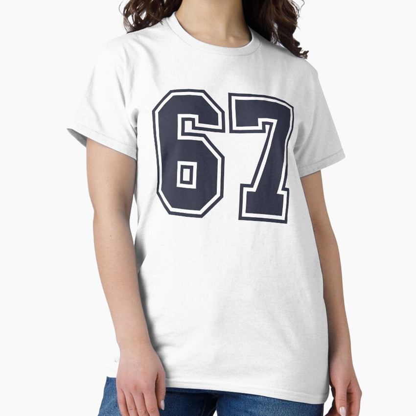 67 Sports Number Sixty-Seven Classic T-Shirt