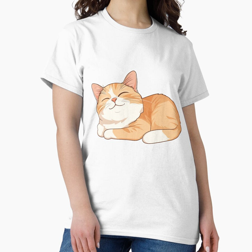 Mega cute cat smile Classic T-Shirt