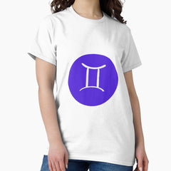 gemini zodiac sign astrology Classic T-Shirt