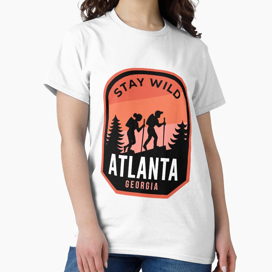 Atlanta Georgia Hiking in Nature Classic T-Shirt