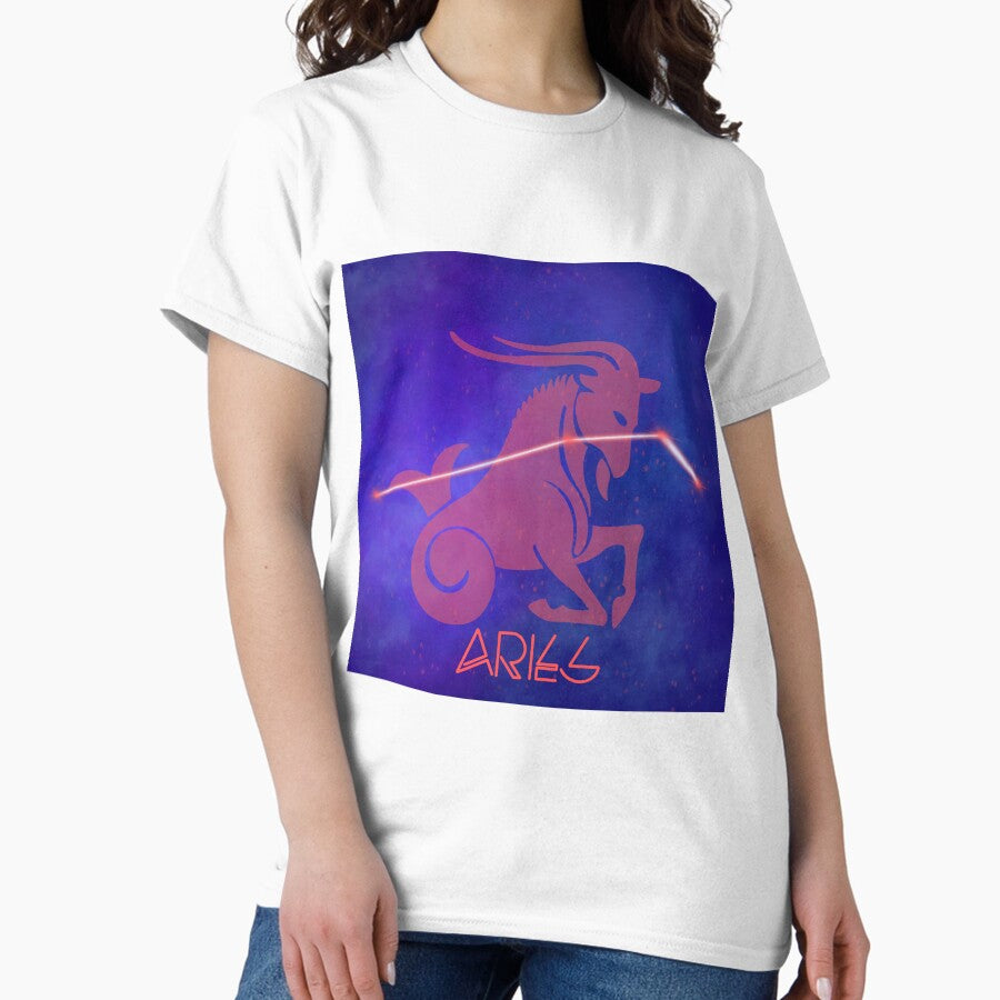 Aries Zodiac Sign Constellation Classic T Shirt