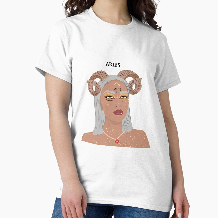 Aries Zodiac Itgirl Classic T Shirt