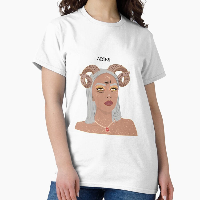 Aries Zodiac Itgirl Classic T Shirt