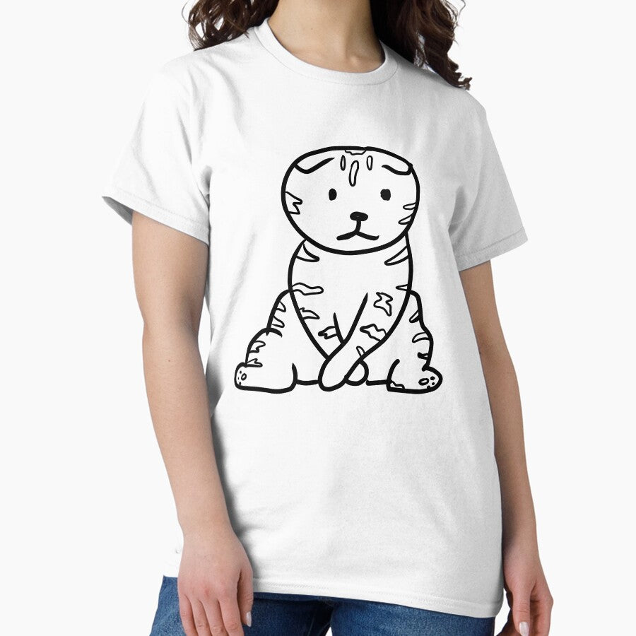 Scottish Fold Cat Kitten Classic T-Shirt