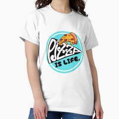 Pizza is life funny Classic T-Shirt