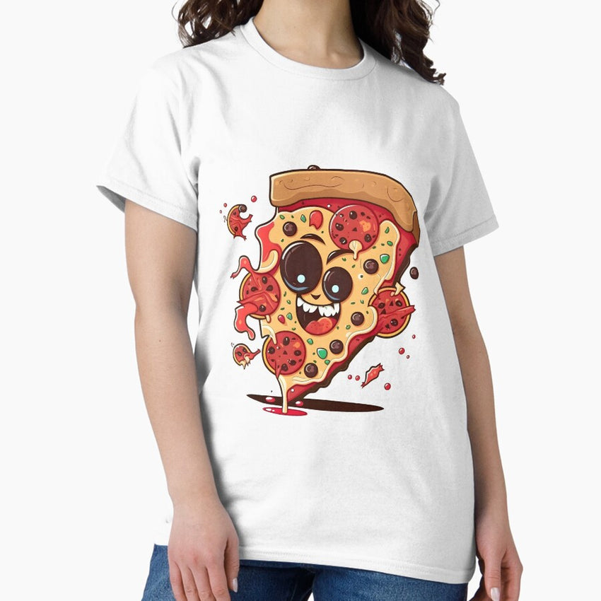 Mr. Pizza - Funny Graphics Classic T-Shirt