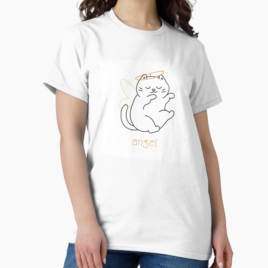 Angel Kitten Classic T Shirt