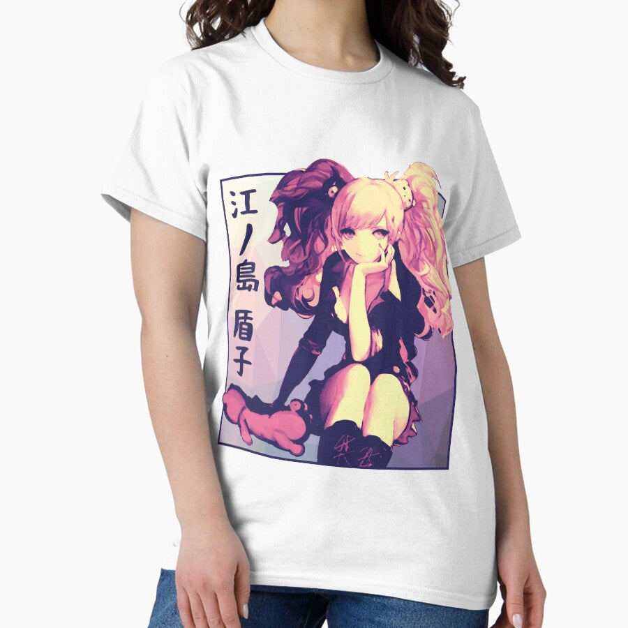 Enoshima Junko Danganronpa Vaporwave Anime Aesthetic Kawaii Fairy Kei Classic T Shirt