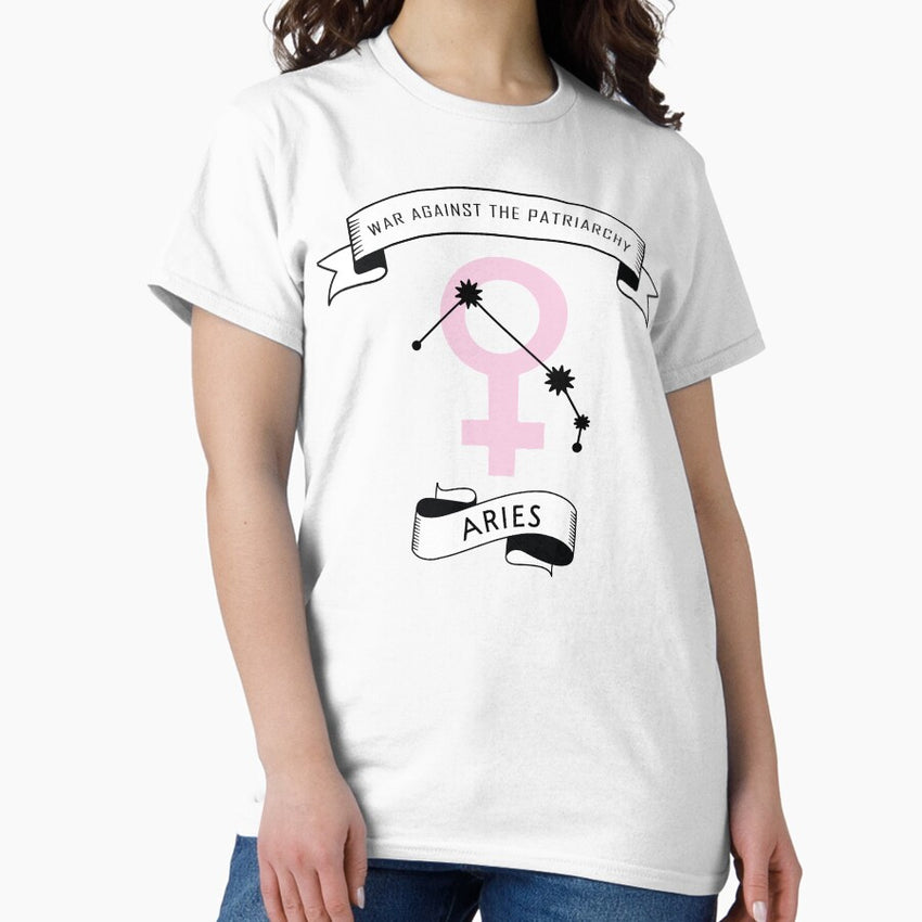 Feminist Zodiac - Aries: War Against The Patriarchy Classic T-Shirt