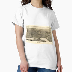 Aerial View of Saint Paul, Minnesota (1906) Classic T-Shirt