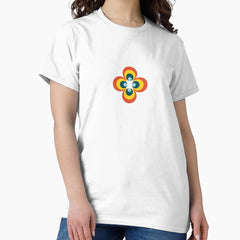 retro circle pattern Classic T-Shirt