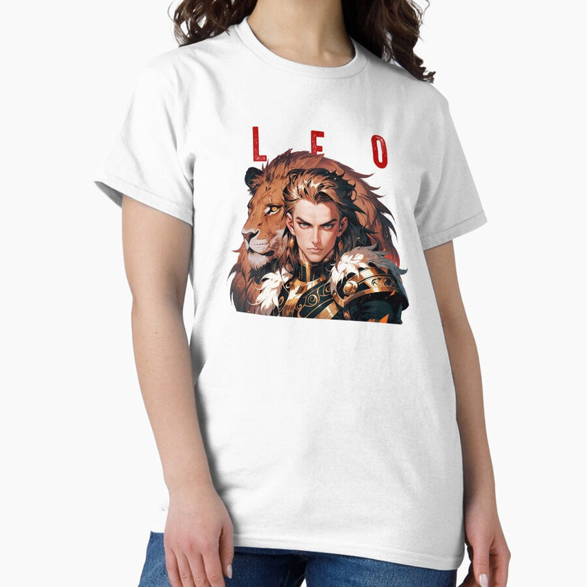 LEO // The Solar King – Zodiac Warrior Series Classic T-Shirt