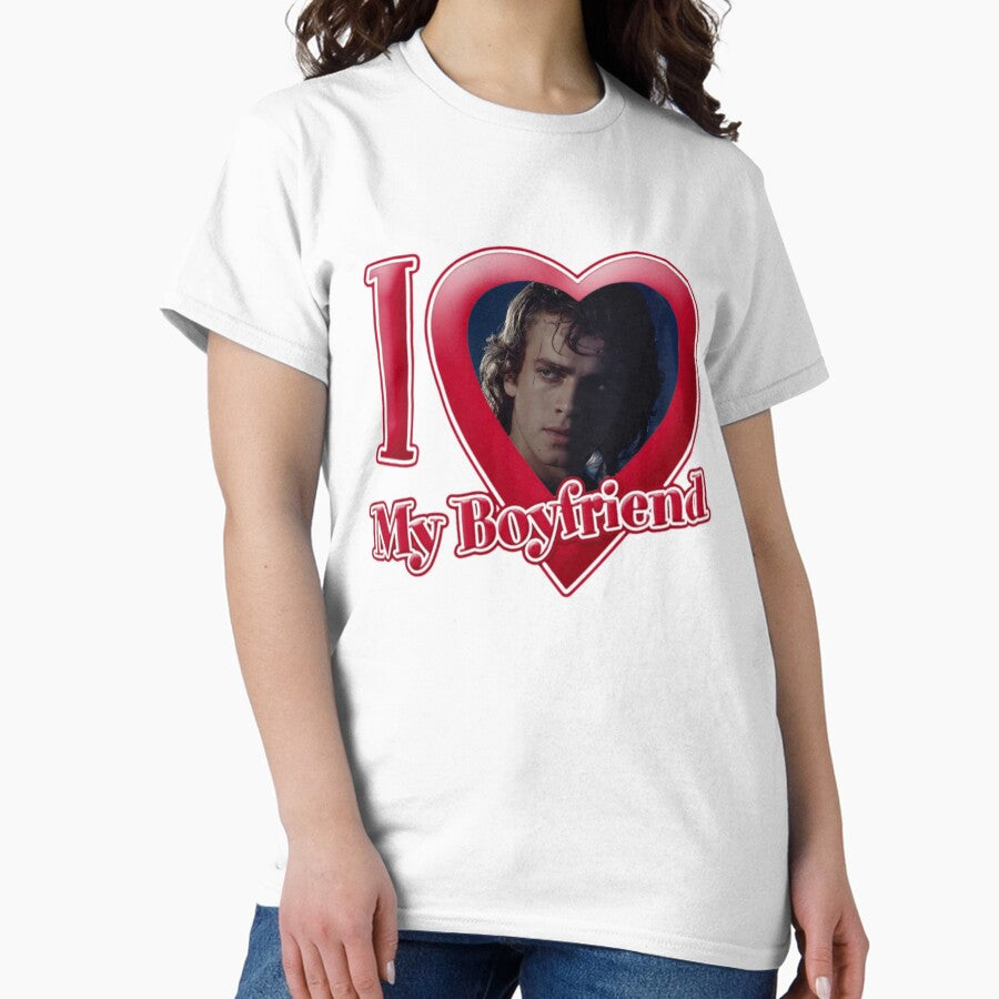 Anakin Skywalker I Heart My Boyfriend Classic T Shirt