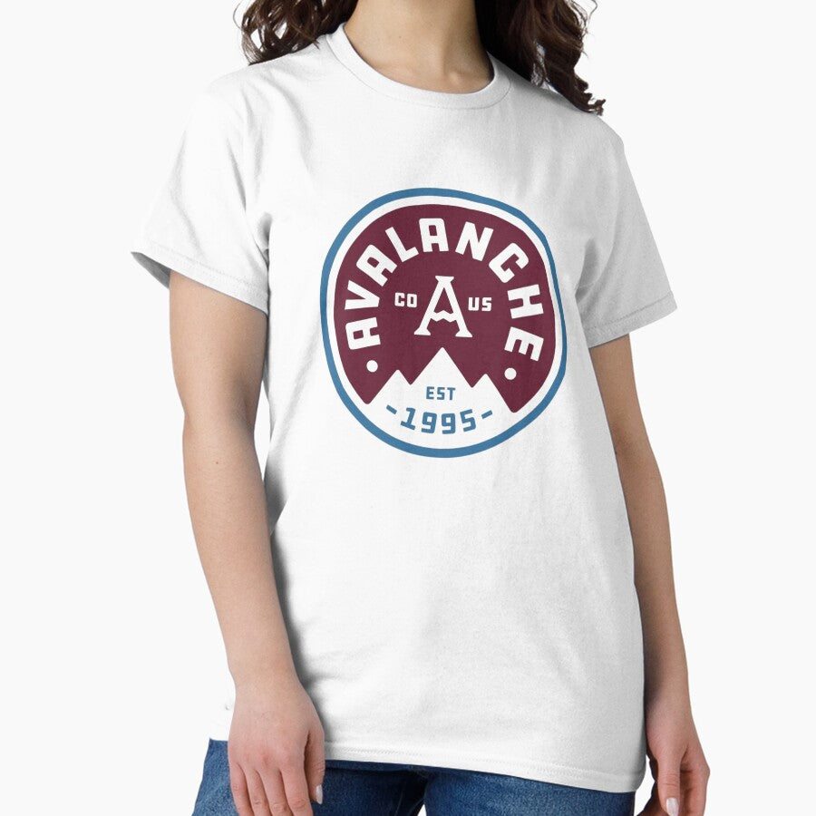 Avalanche Hockey Badge Classic T-Shirt