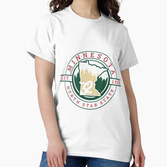 Minnesota North Star State Logo Wild Variation Classic T-Shirt