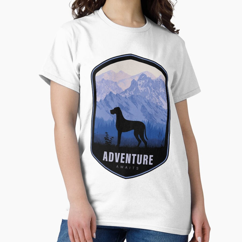 Adventure Time With Great Dane Classic T Shirt