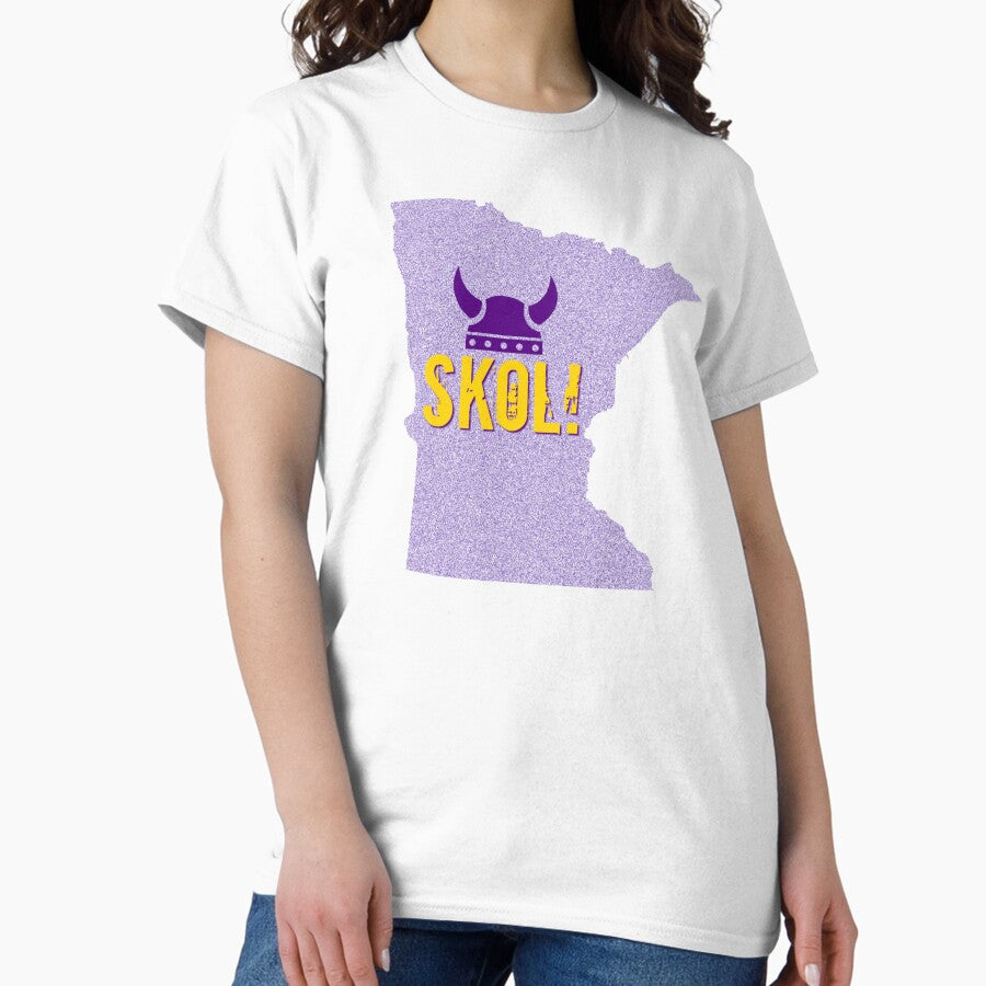 SKOL! Minnesota Purple & Gold Merchandise Classic T-Shirt