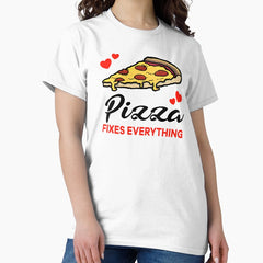 Pepperoni Pizza fixes everything Classic T-Shirt