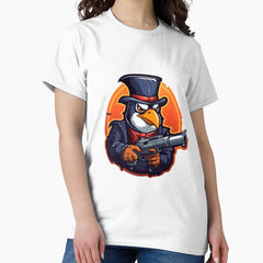 Archie "The Trusted Penguin" with a gun Classic T-Shirt