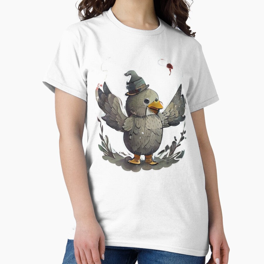 Whimsical Witch Duck Classic T Shirt