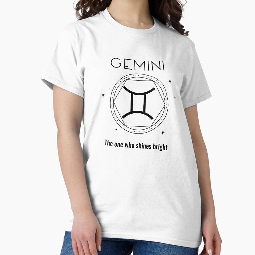 Gemini - The one who shines bright Classic T-Shirt