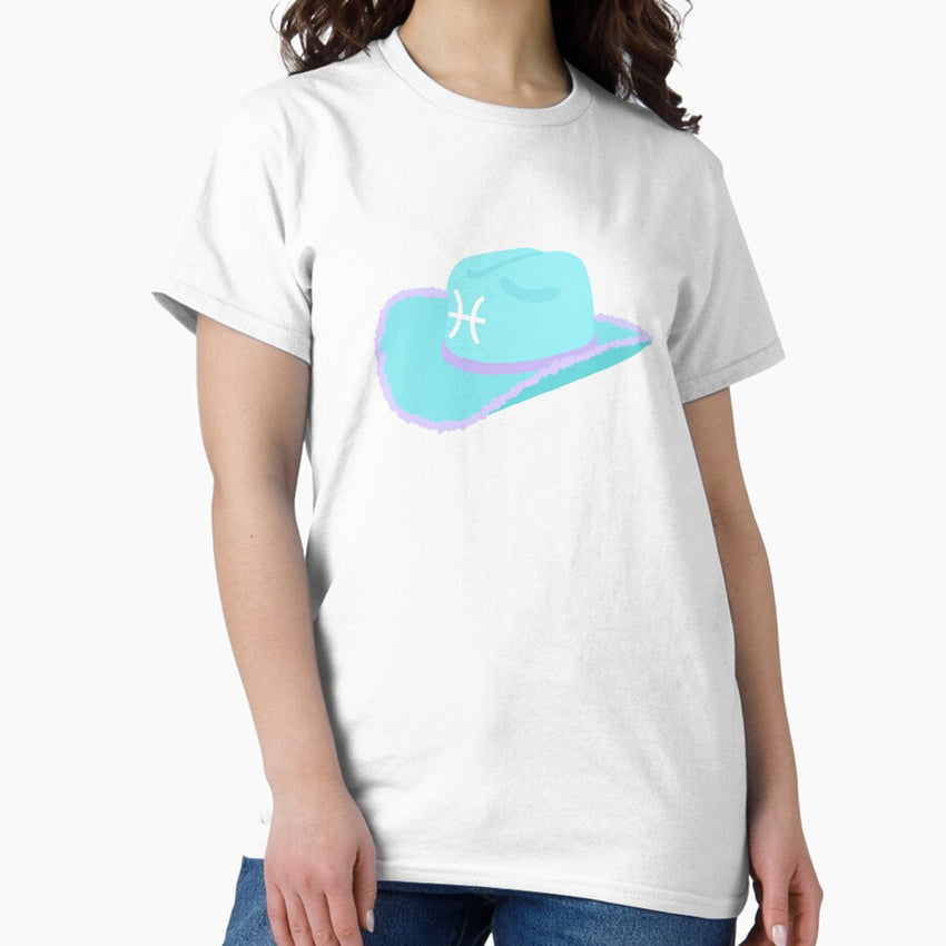 pisces cowgirl hat Classic T-Shirt