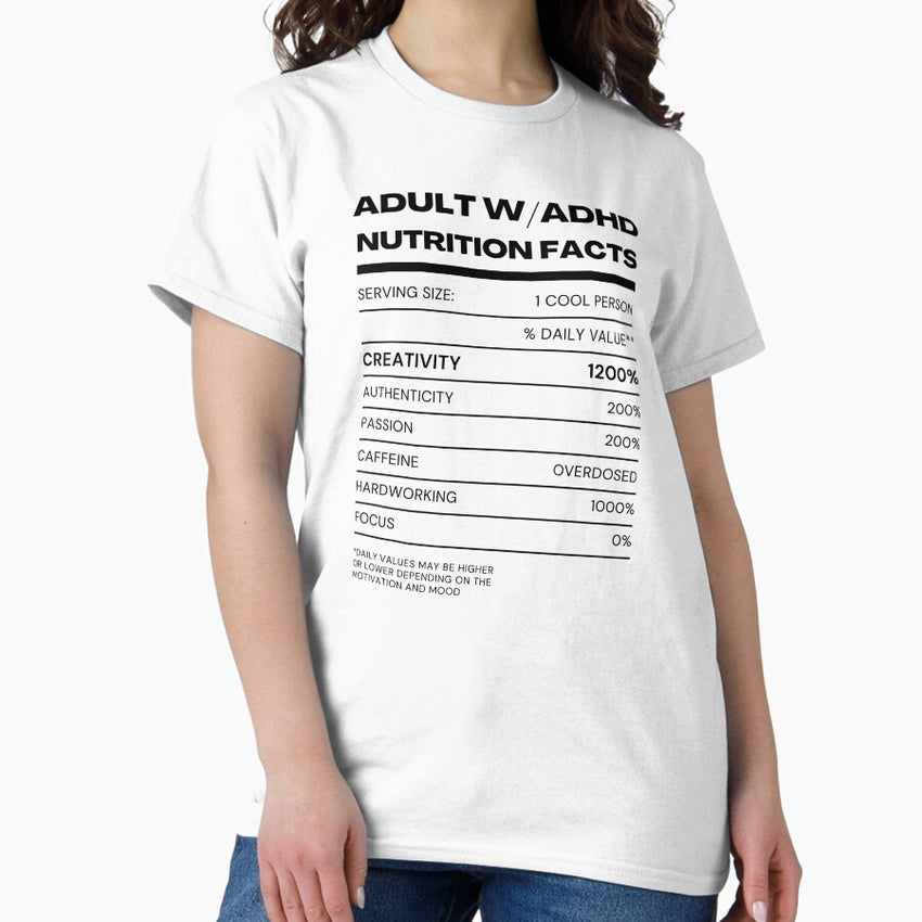 Adhd Joke Classic T Shirt