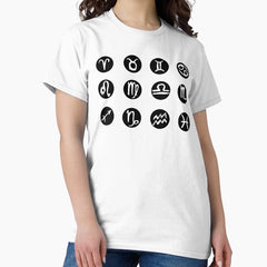 All Zodiac Sign Symbols, Horoscopes Zodiac Pack Classic T-Shirt