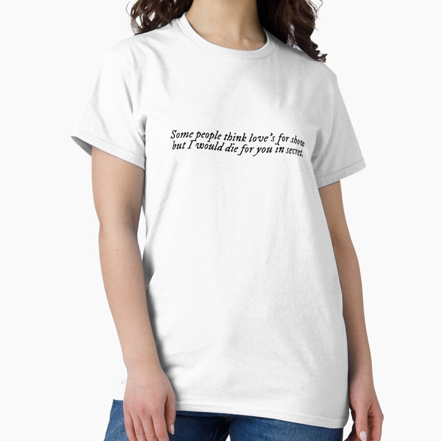 Peace Taylor Swift Folklore Sticker Classic T Shirt