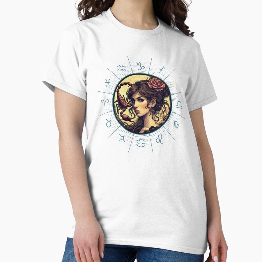 ZODIAC Scorpio - Astrological SCORPIO - SCORPIO - ZODIAC sign - Van Gogh style - 12 Classic T-Shirt