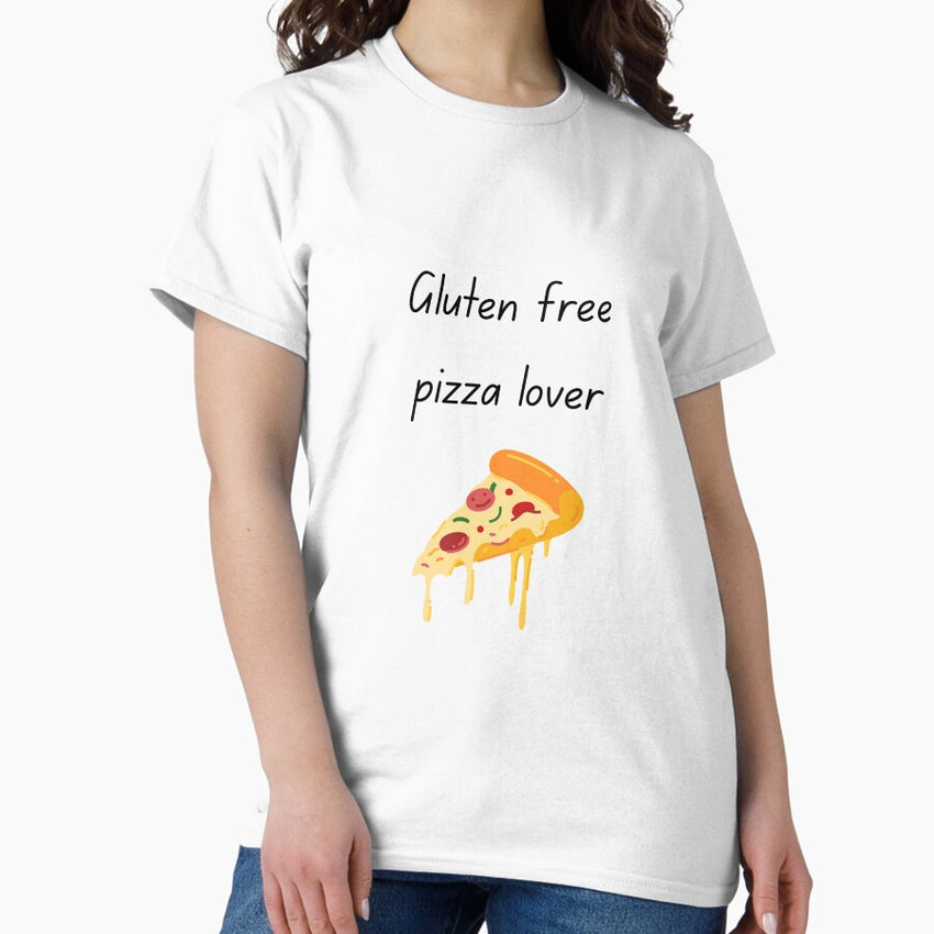 Gluten Free Pizza Lover Fun Coeliac-Friendly Design for Foodies Classic T-Shirt