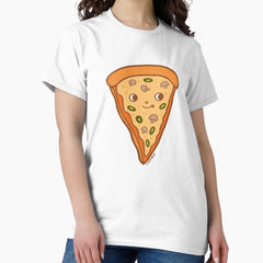 Veggie Pizza Slice- Mushroom and olives, yum! Classic T-Shirt