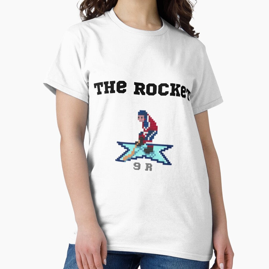 8bit hockey Rocket Classic T-Shirt