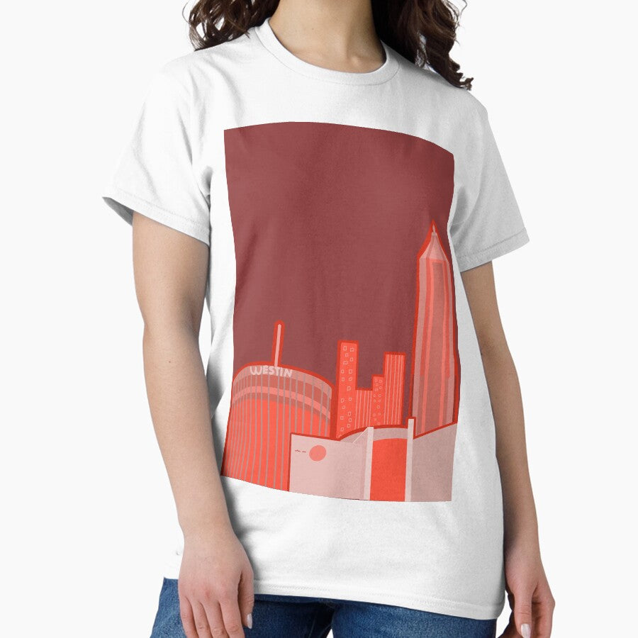Atlanta In Red Whatthemichelle Classic T Shirt