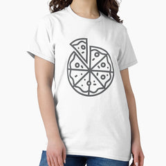 Cute Icon Doodle Freshly Baked Pizza Classic T-Shirt