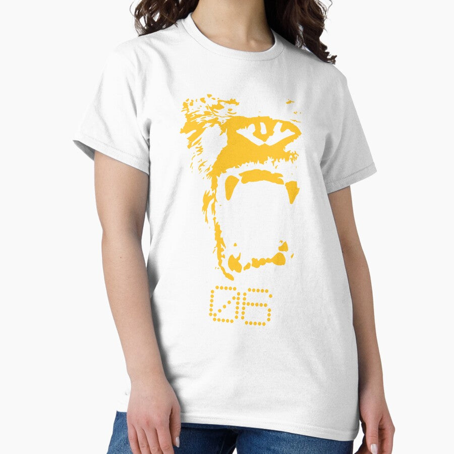 Alpha Black and Gold Phi 06 Designs Gorilla Classic T-Shirt