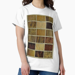 Antique Woodgrain Classic T Shirt
