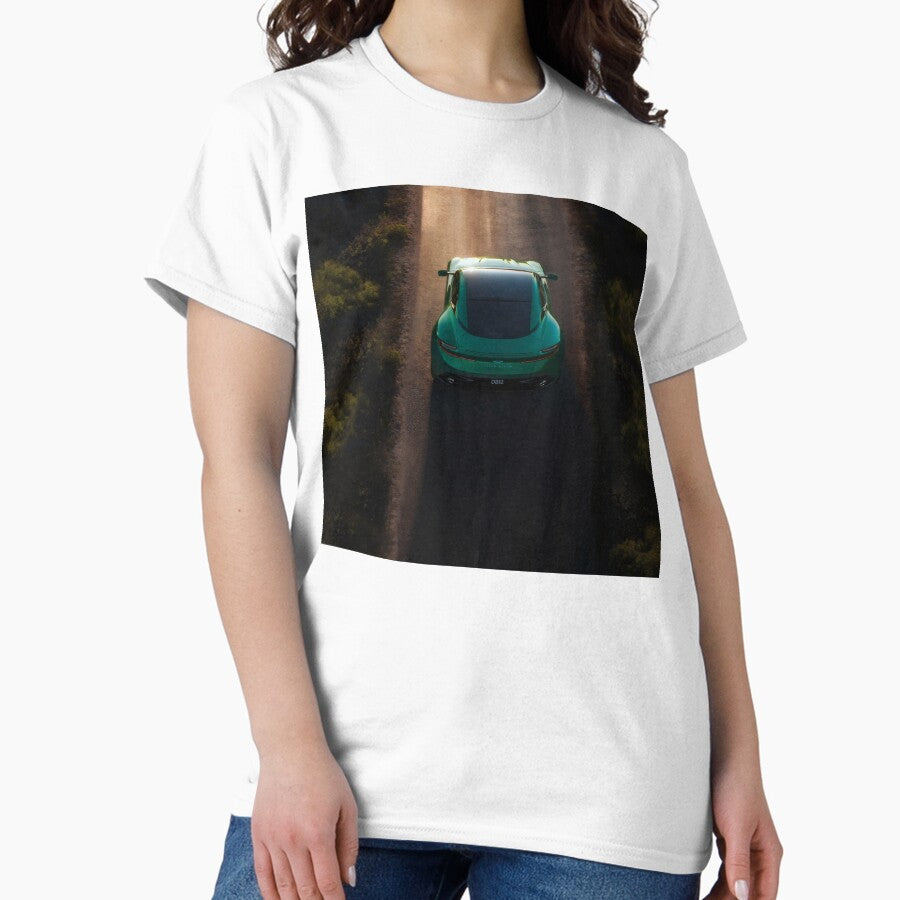 Aston Martin Db12 2024 Green Premium Photo Poster Iii Classic T Shirt