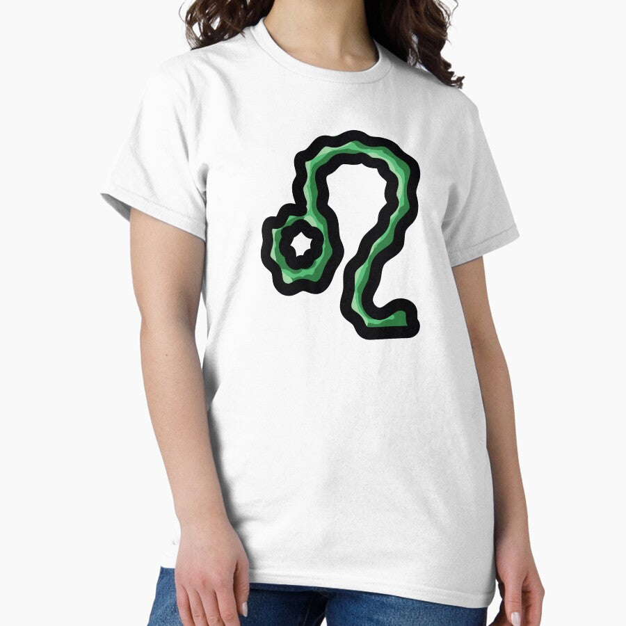 Zodiac sing Leo (green) Classic T-Shirt