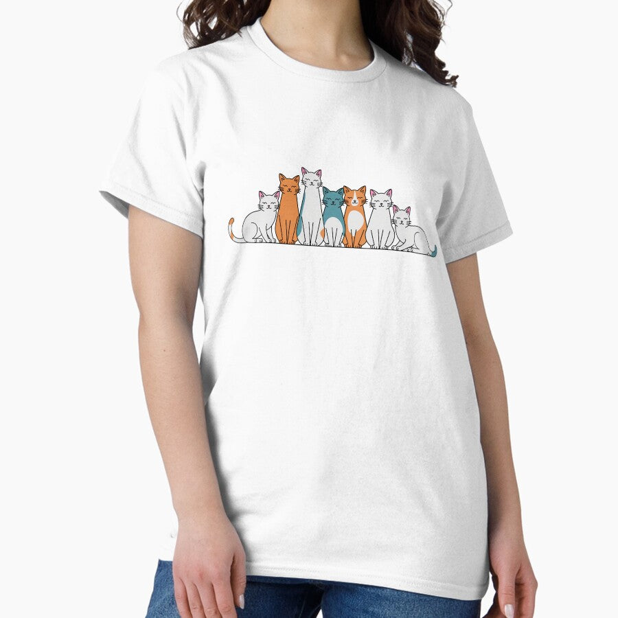 seven cats Classic T-Shirt