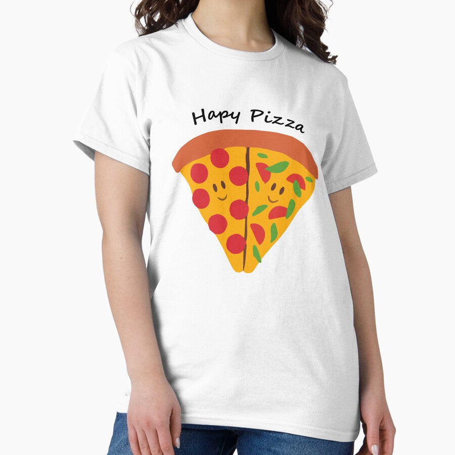 Copy of Happy Pizza Couple Classic T-Shirt