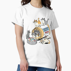 Cat mom tee anxiety cat Classic T-Shirt